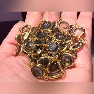 Swan Swarovski Bezel Set Necklace Crystals